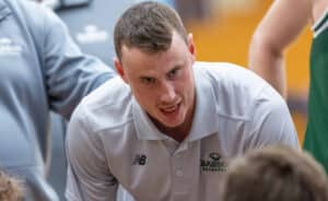Matt Droney was named the new head coach at Dexter Southfield on June 13, 2024, after five years as an assistant coach at Babson College. (Babson College photo)